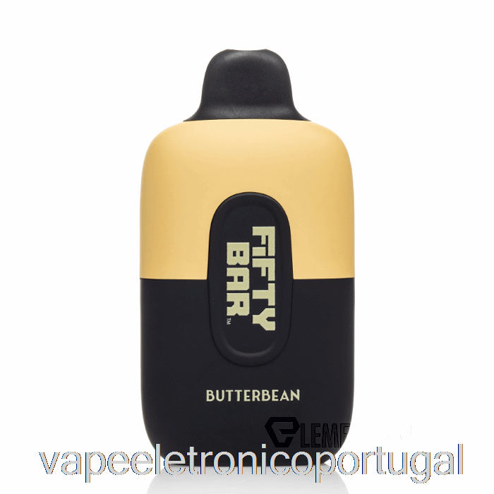 Vape Eletrônico Cinquenta Bar 6500 Feijão-manteiga Descartável